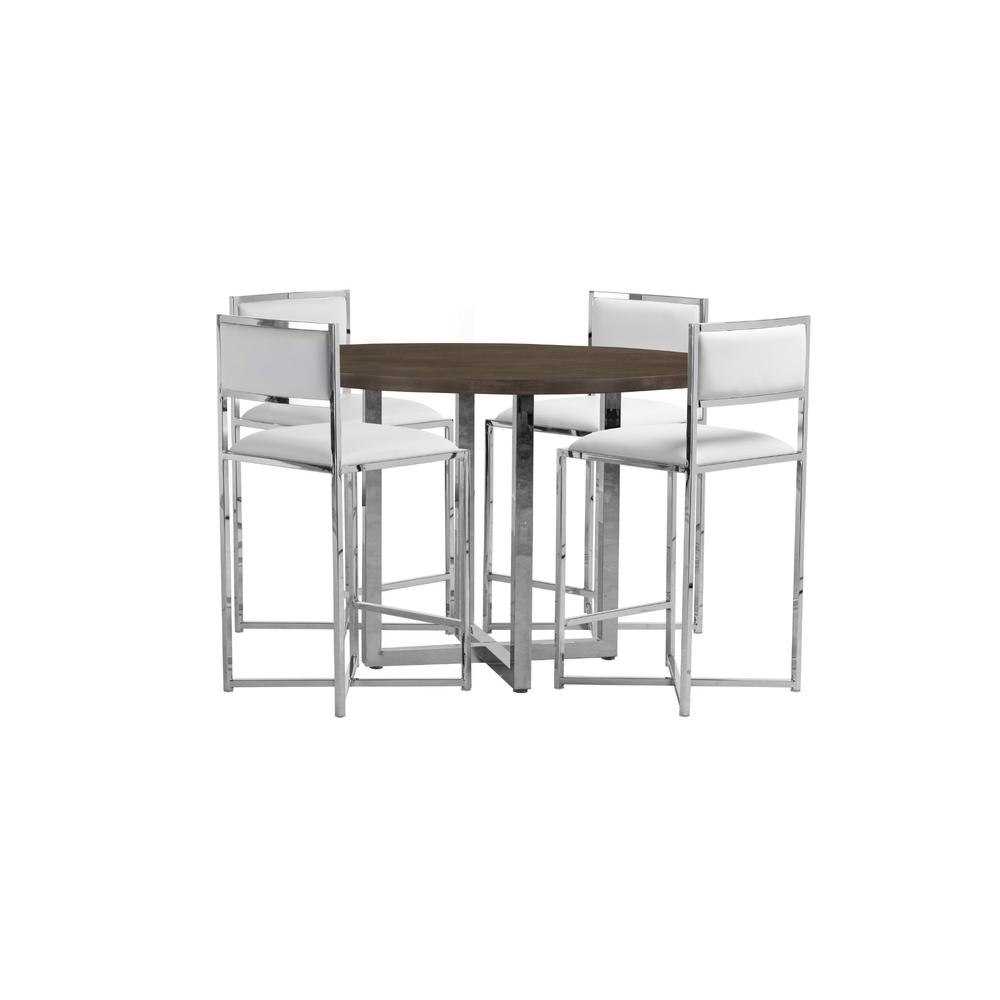 Amalfi X-Base Counter Stool in White, set of 2. Picture 7