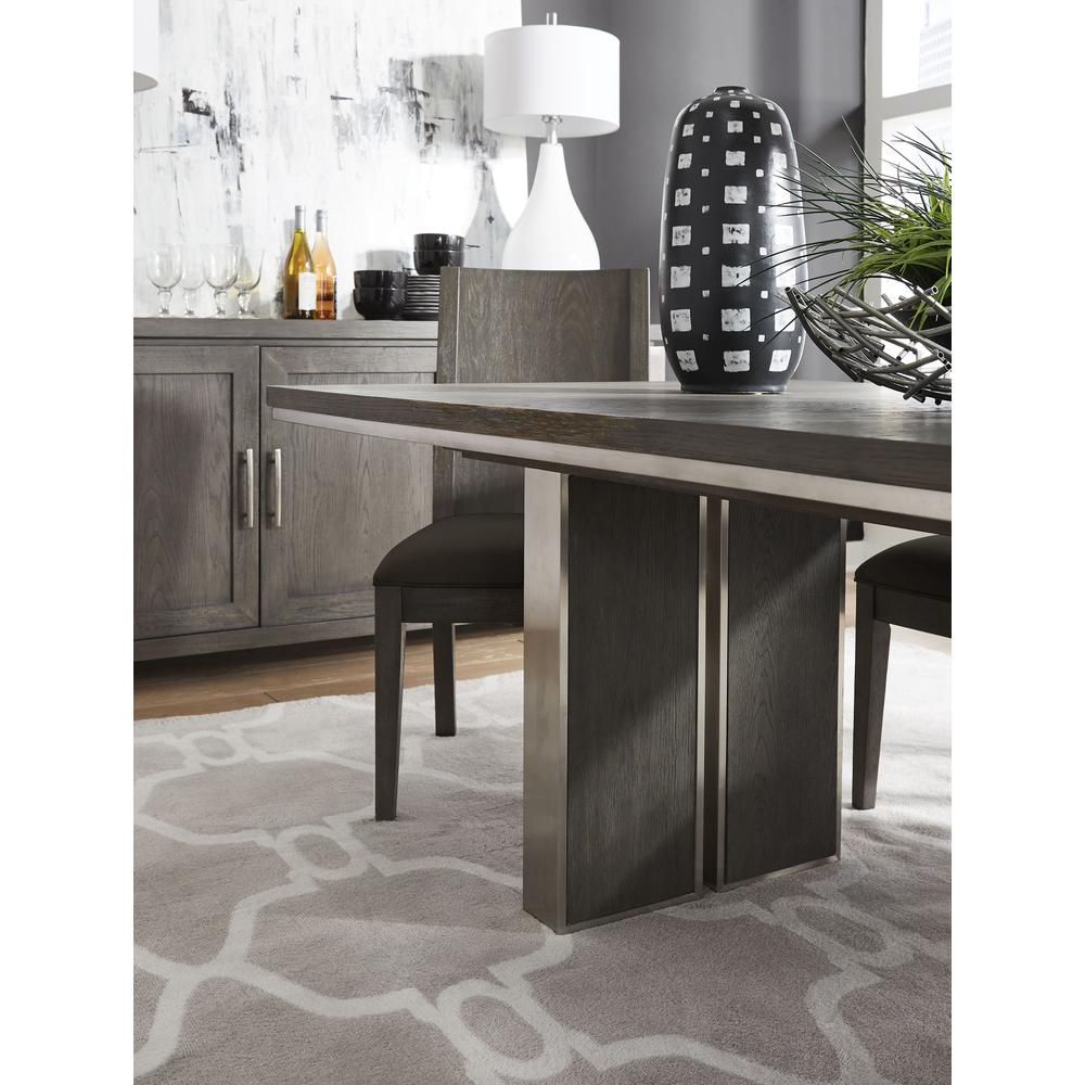Plata Extension Dining Table in Thunder Grey. Picture 5