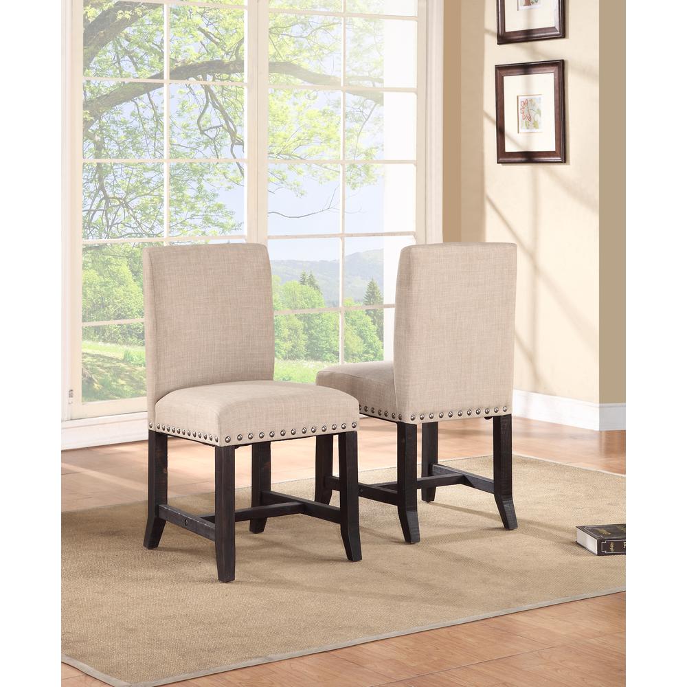 Yosemite Upholstered Dining Chair, set of 2. Picture 1