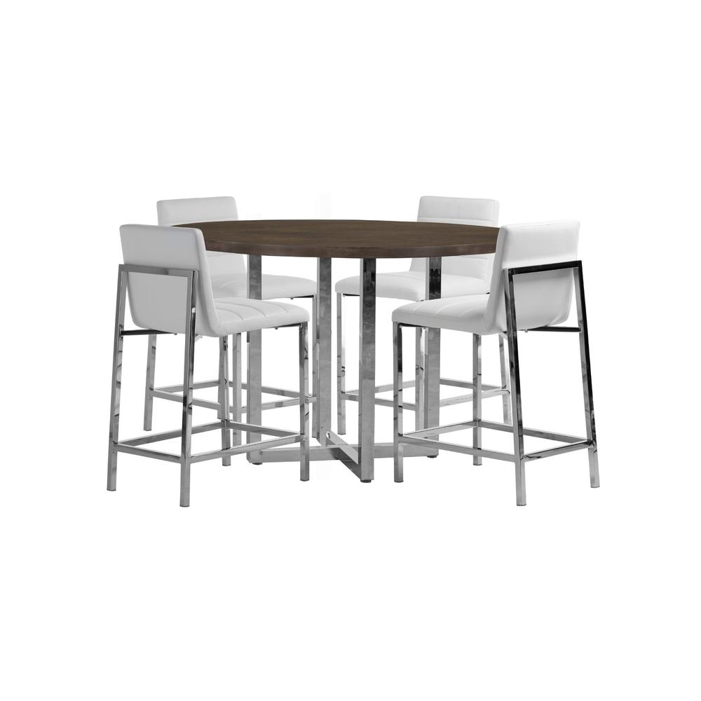 Amalfi Metal Back Chair in White, set of 2. Picture 10