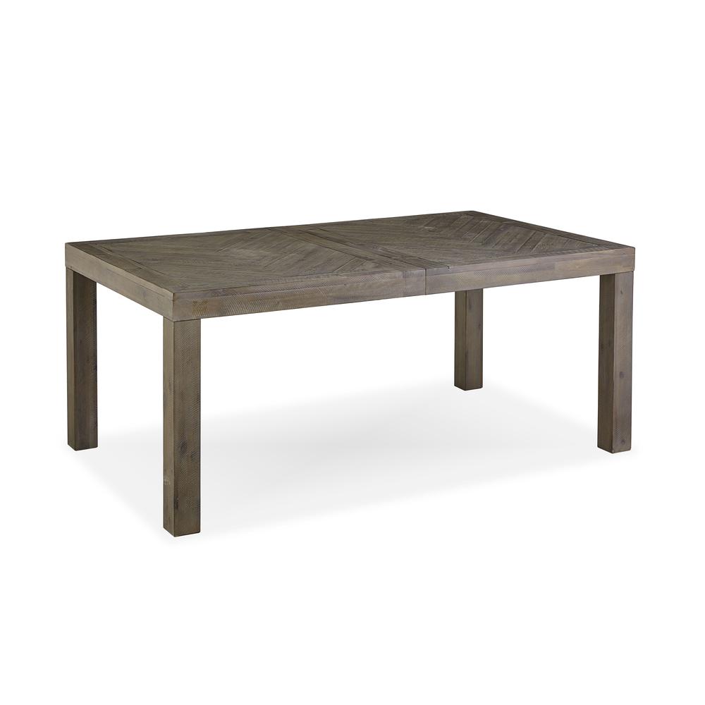 Herringbone Extension Table in Rustic Latte. Picture 7