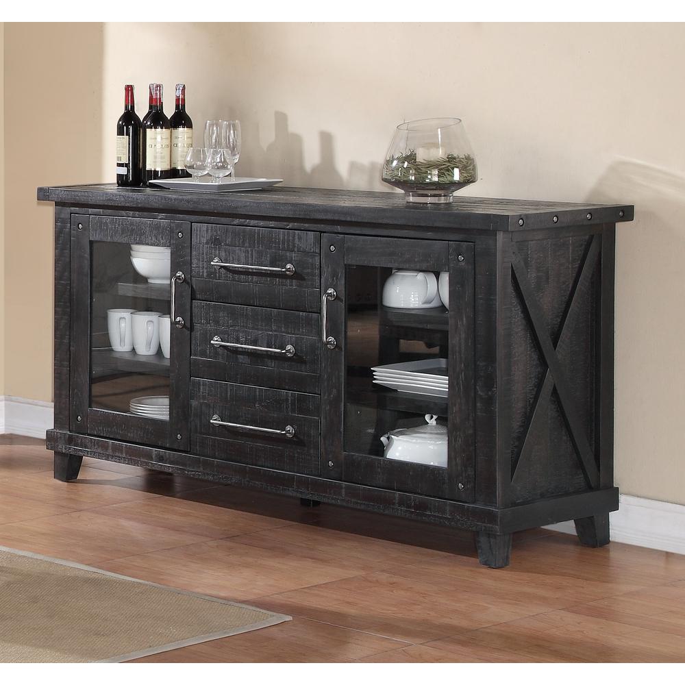 Yosemite Solid Wood Sideboard. Picture 2
