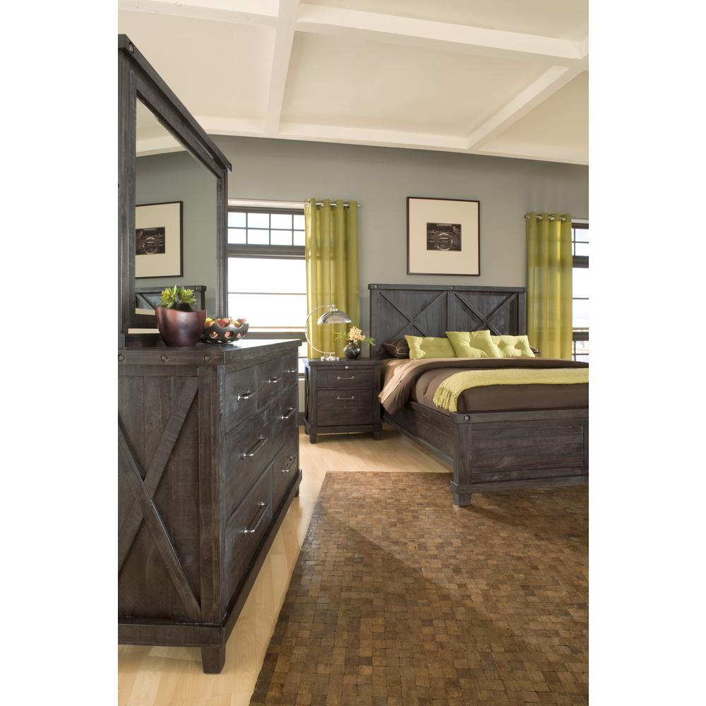 Yosemite Solid Wood Nightstand in Cafe. Picture 4