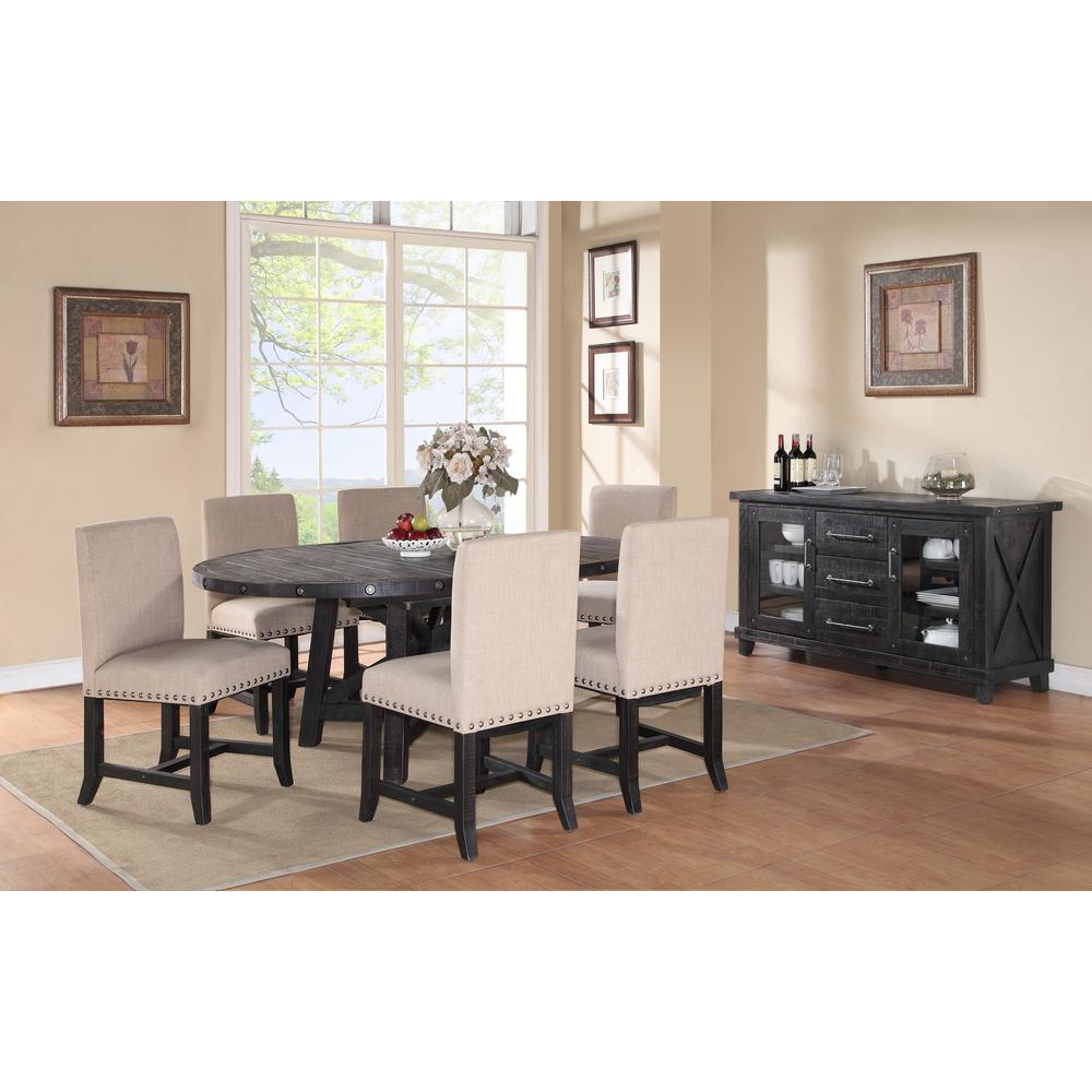 Yosemite Solid Wood Round Extension Table. Picture 6