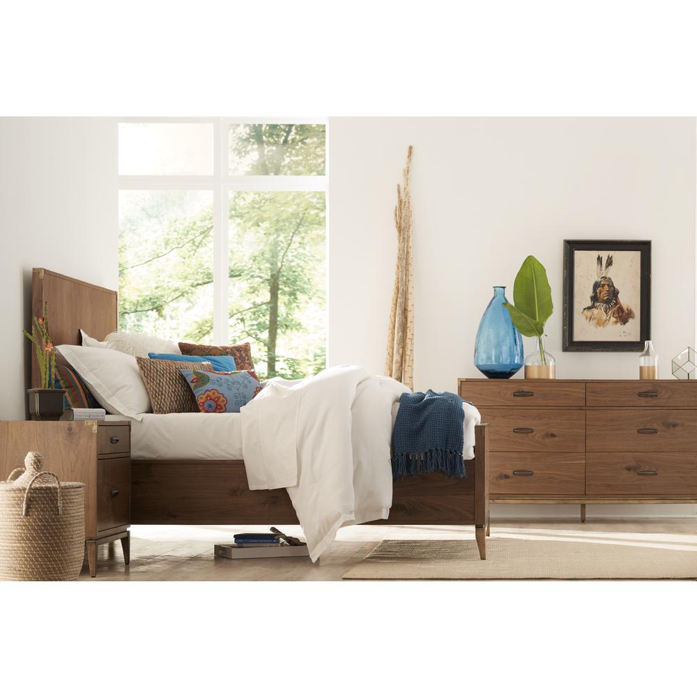 Adler Six Drawer Dresser in Natural Walnut (2024). Picture 3