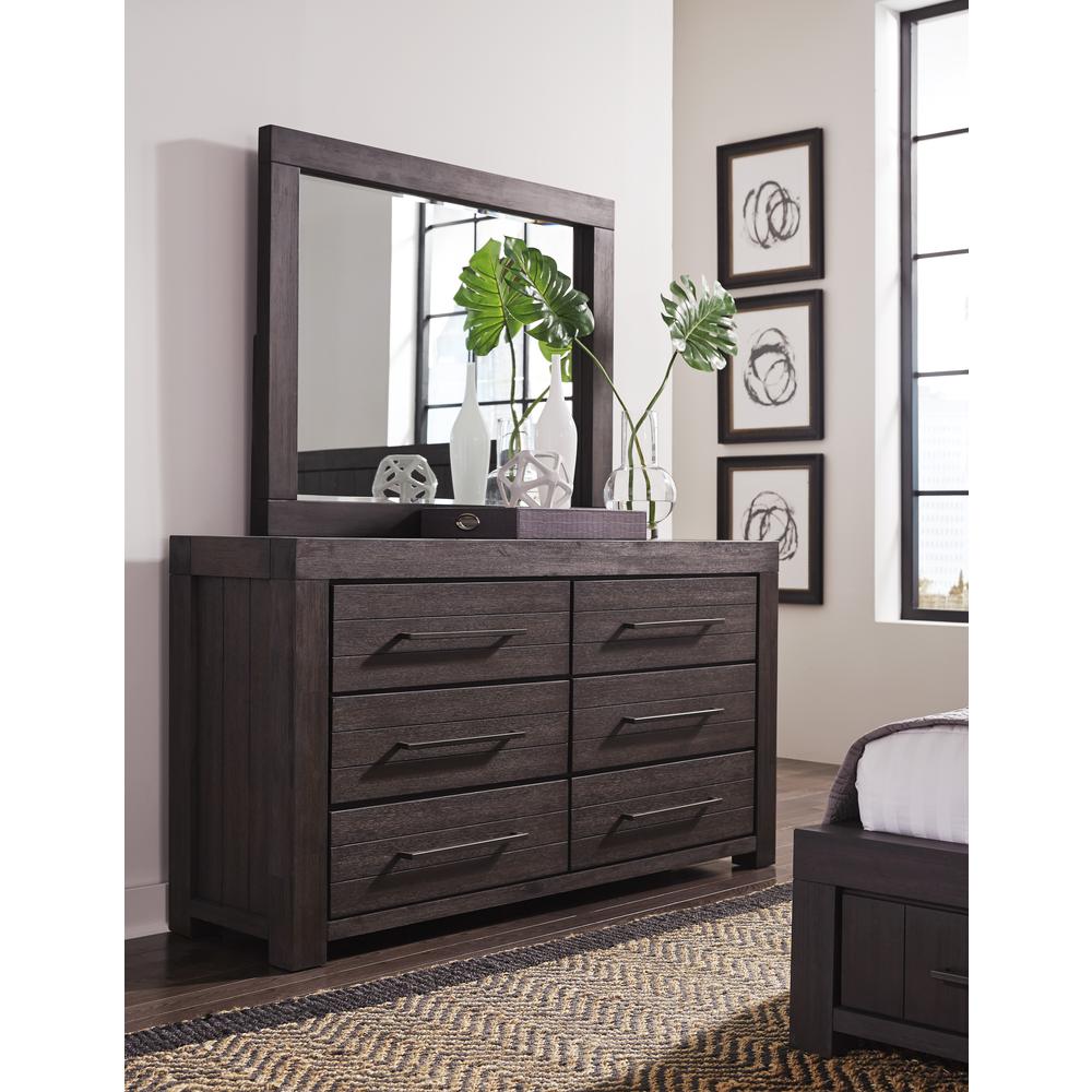Heath Six Drawer Dresser in Basalt Grey (2024). Picture 1