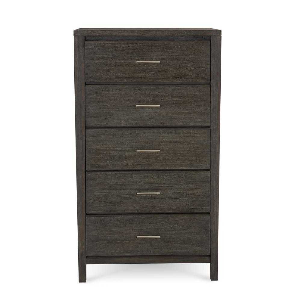 Nevis Five Drawer Chest in Sharkskin (2024). Picture 5
