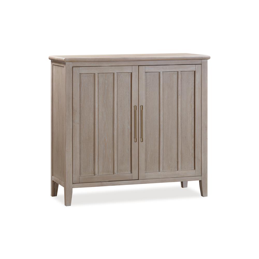 Camden Two Door Two Drawer Bar Cabinet with Stemware Rack and Wine Rack in Chai. Picture 6
