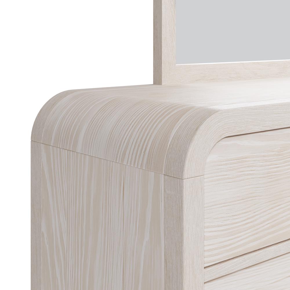 Drake Six Drawer Dresser in Sugar. Picture 7