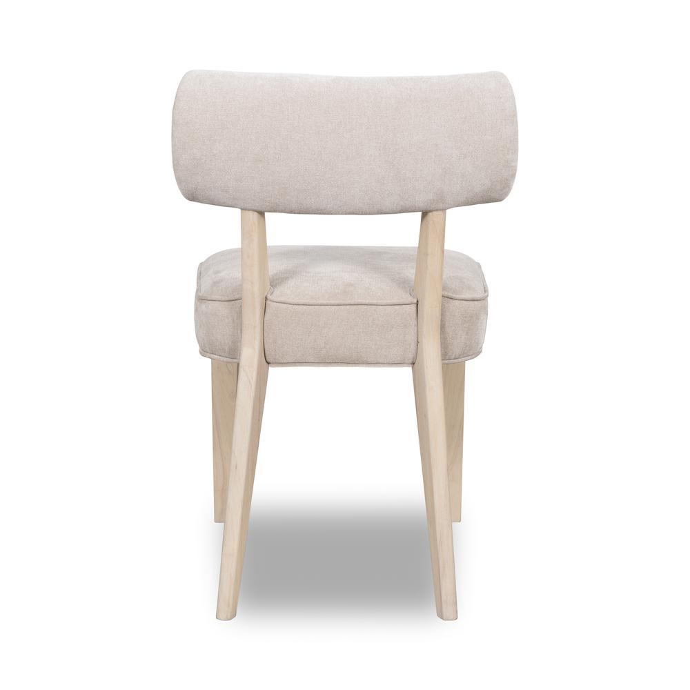 Magnolia Wood Frame Upholstered Dining Chair in Brown Sugar, set of 2. Picture 5