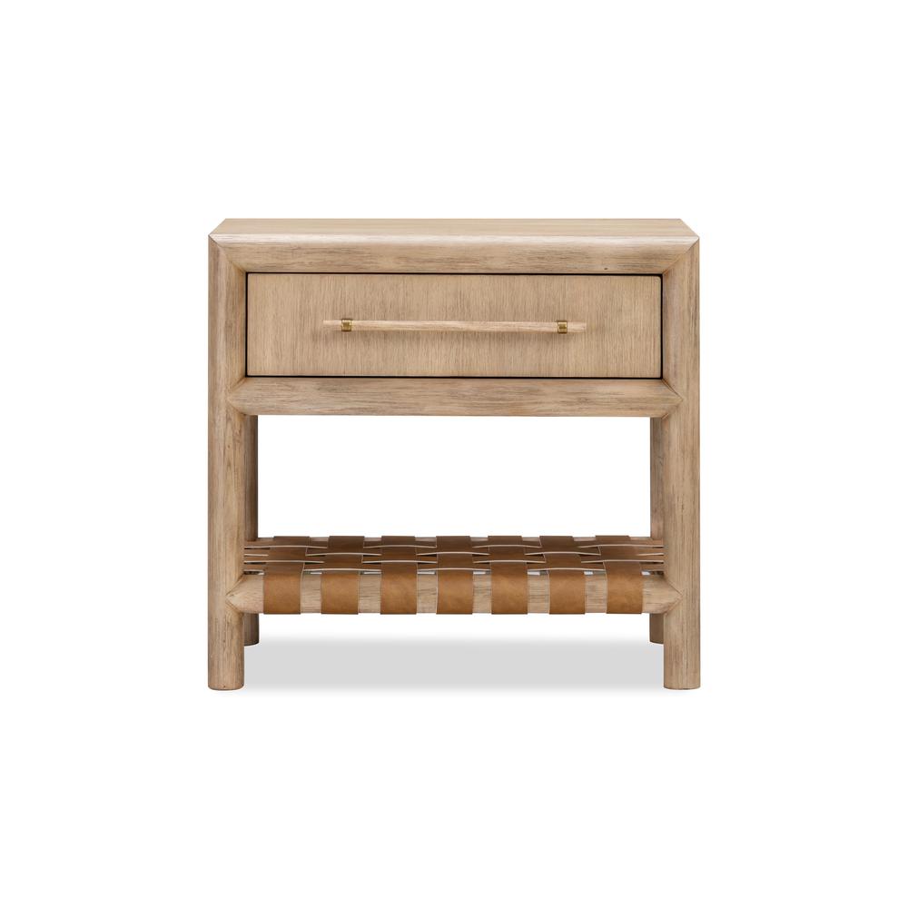Dorsey One Drawer USB-charging Nightstand in Granola. Picture 4
