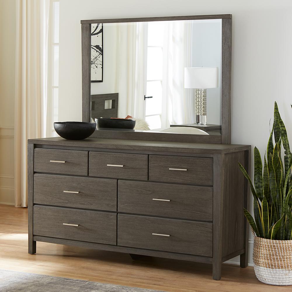 Nevis Seven Drawer Dresser in Sharkskin (2024). Picture 7