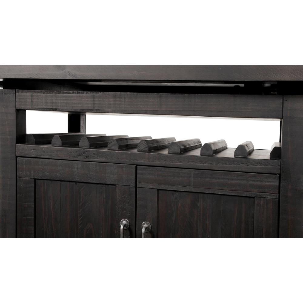 Yosemite Counter Height Rectangular Extension Table in Cafe. Picture 4