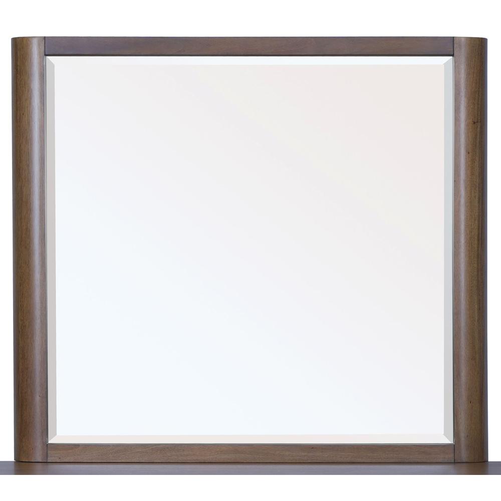 Totes Beveled Glass Wall or Dresser Mirror in English Walnut. Picture 1
