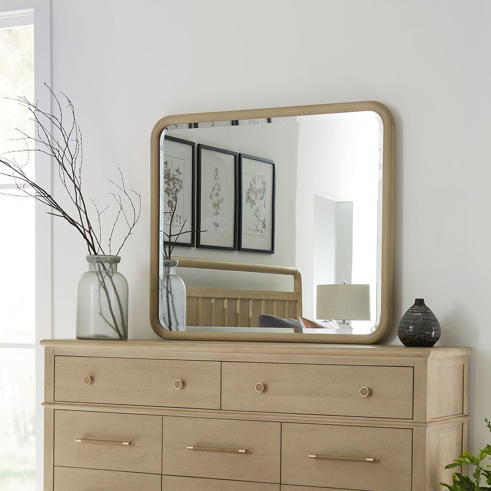Camden Wall or Dresser Mirror in Chai. Picture 3