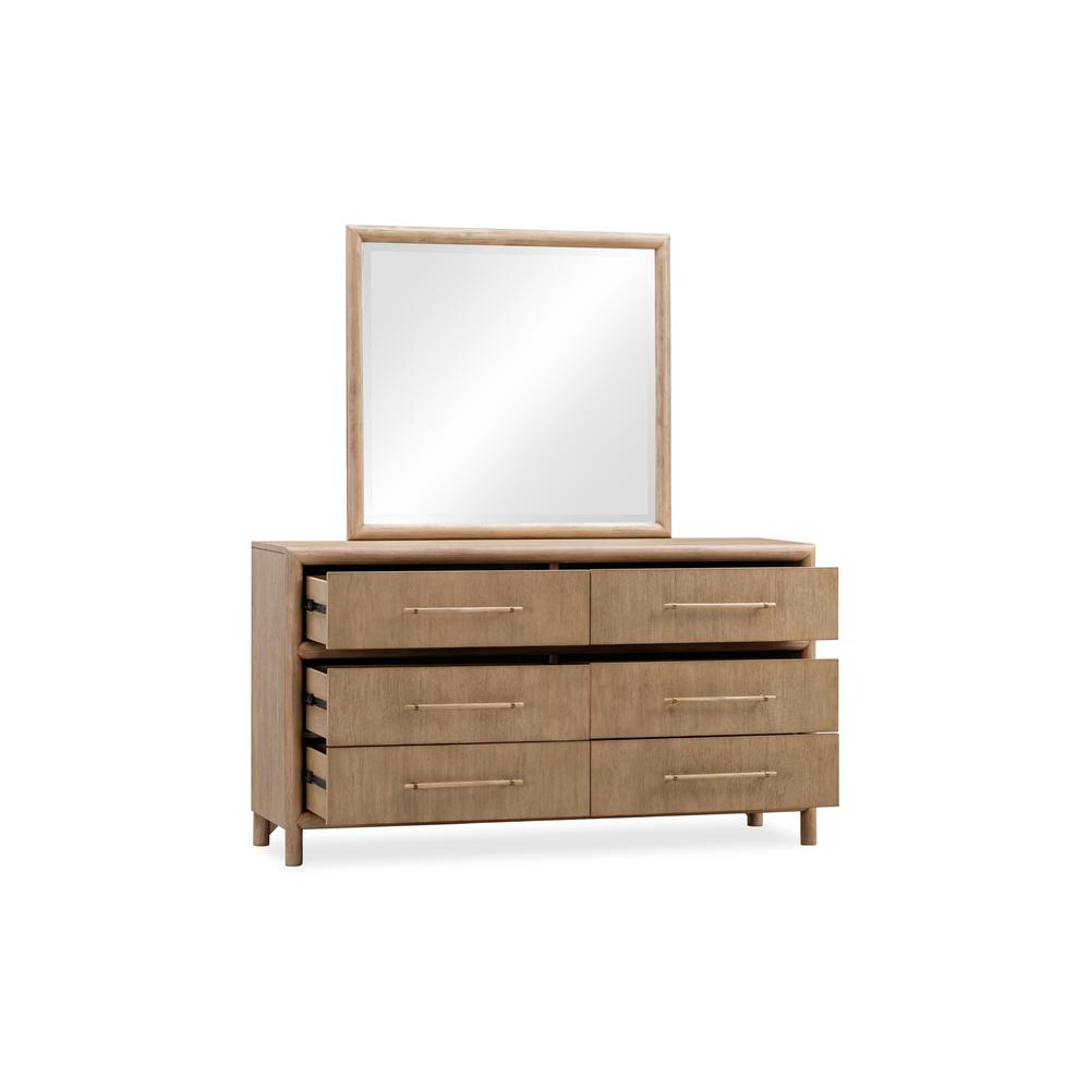 Dorsey Six Drawer Dresser in Granola. Picture 6