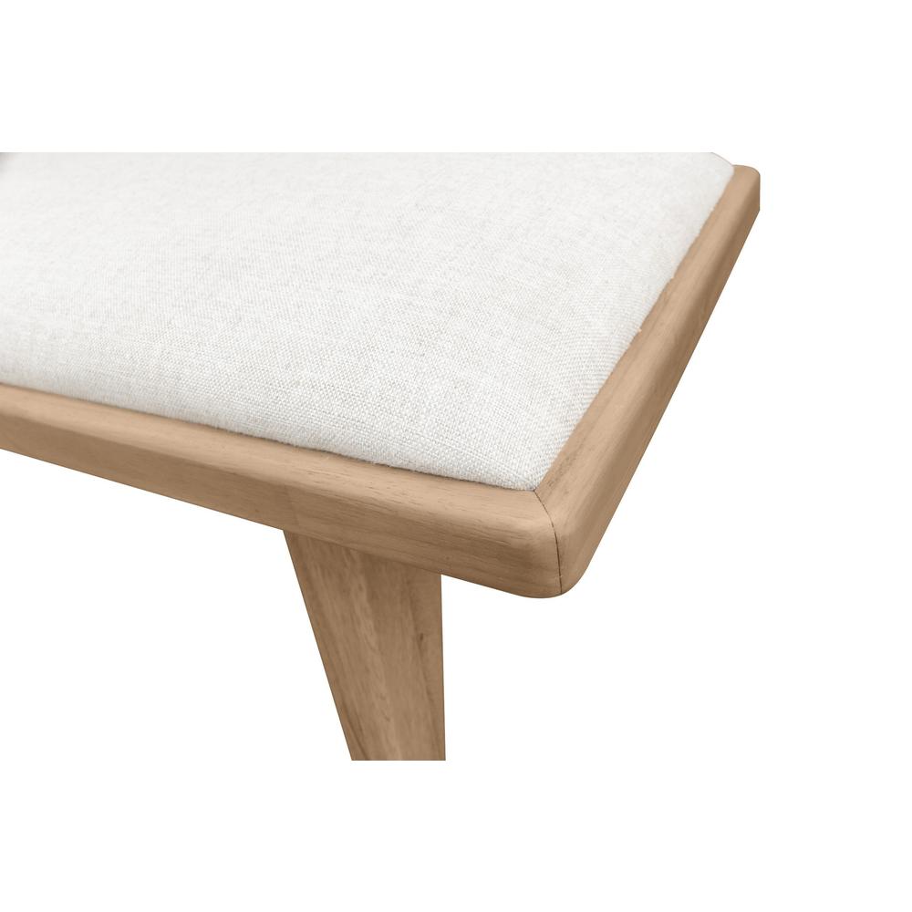 Sumire Upholstered Bench in Ginger. Picture 4