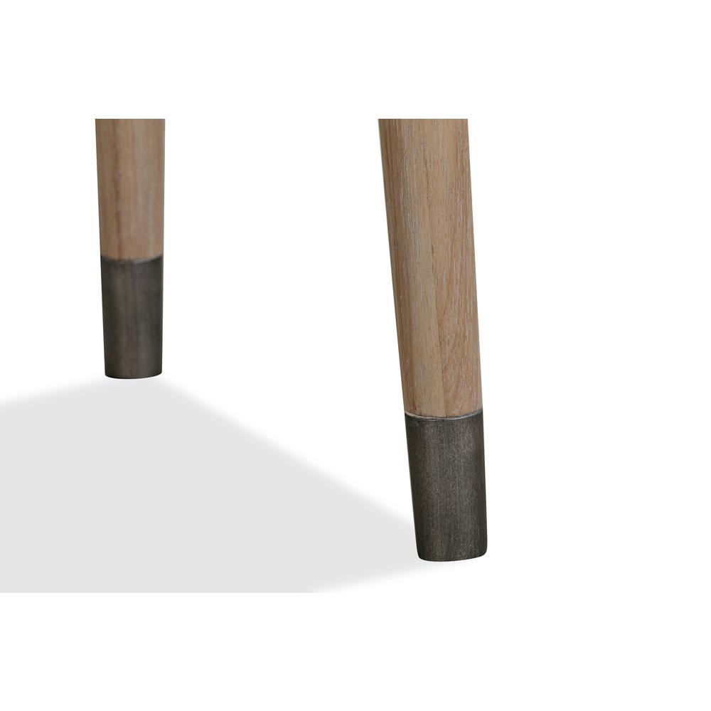 Franklin Extendable White Oak Dining Table in Au Natural. Picture 11