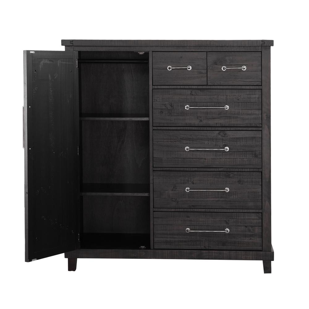 Yosemite Solid Wood Gentleman's Chest in Cafe. Picture 4