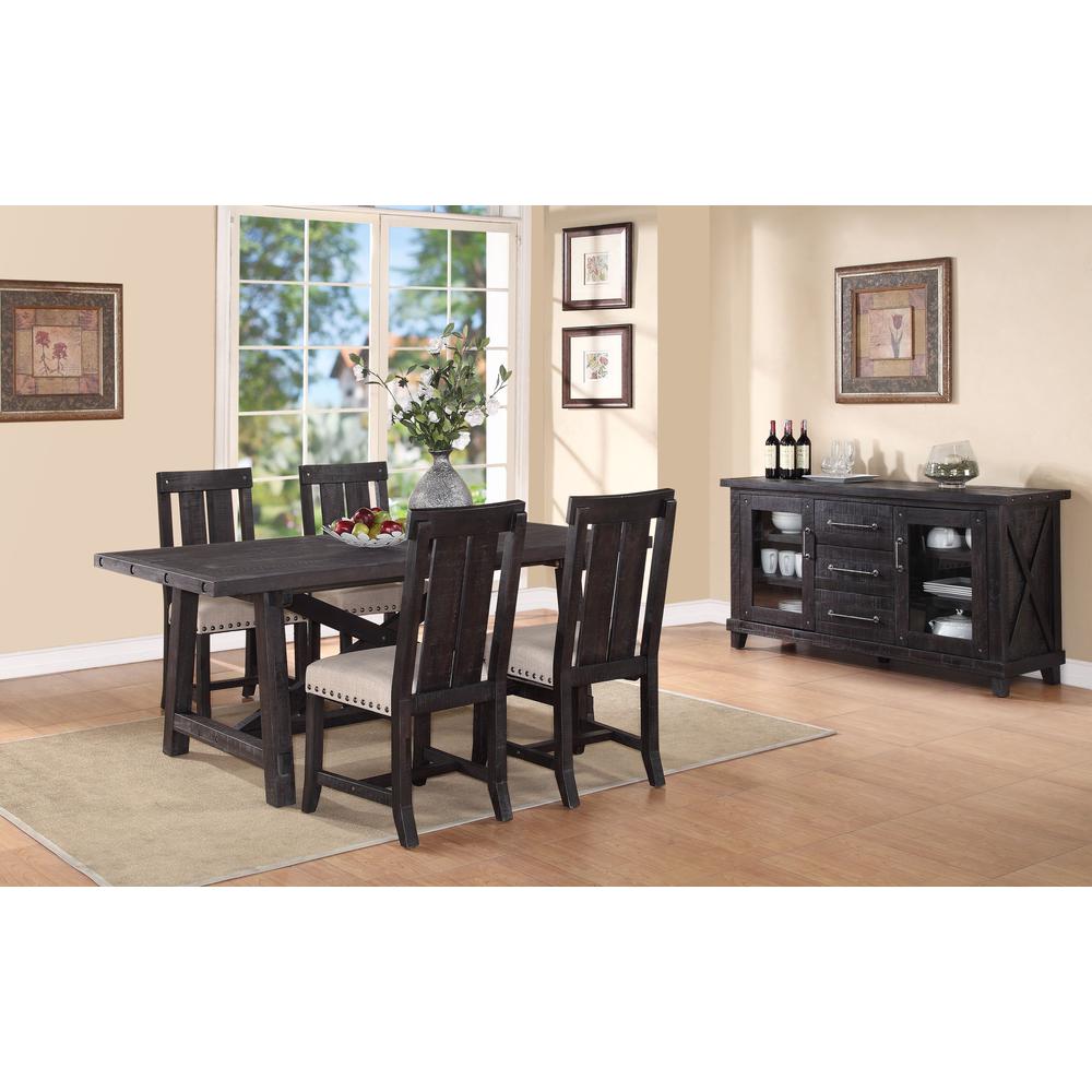 Yosemite Solid Wood Rectangular Extension Table. Picture 15
