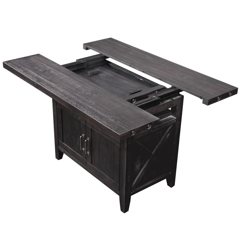 Yosemite Counter Height Rectangular Extension Table in Cafe. Picture 2