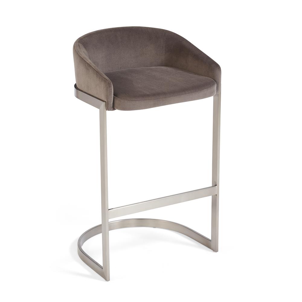 Oxford Bar Stool in Mocha, set of 2. Picture 2