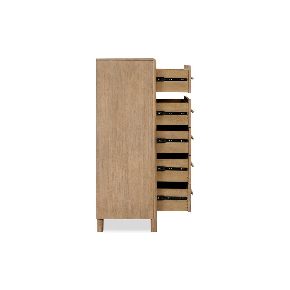 Dorsey Five Drawer Chest in Granola. Picture 5