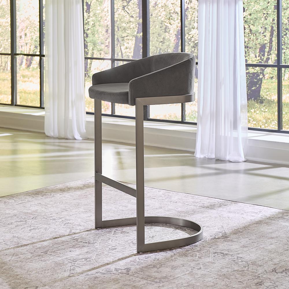 Oxford Bar Stool in Mocha, set of 2. Picture 1