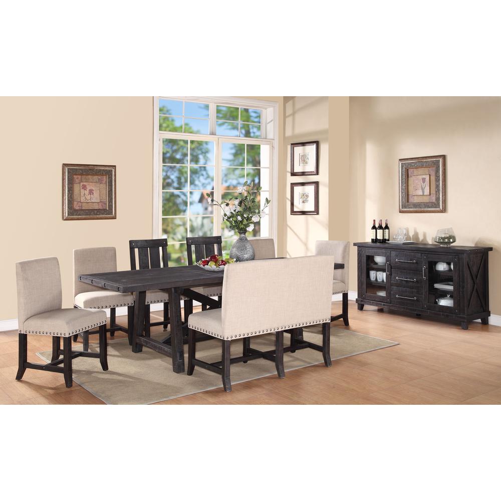 Yosemite Solid Wood Rectangular Extension Table. Picture 5