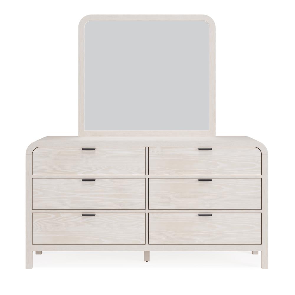 Drake Six Drawer Dresser in Sugar. Picture 6