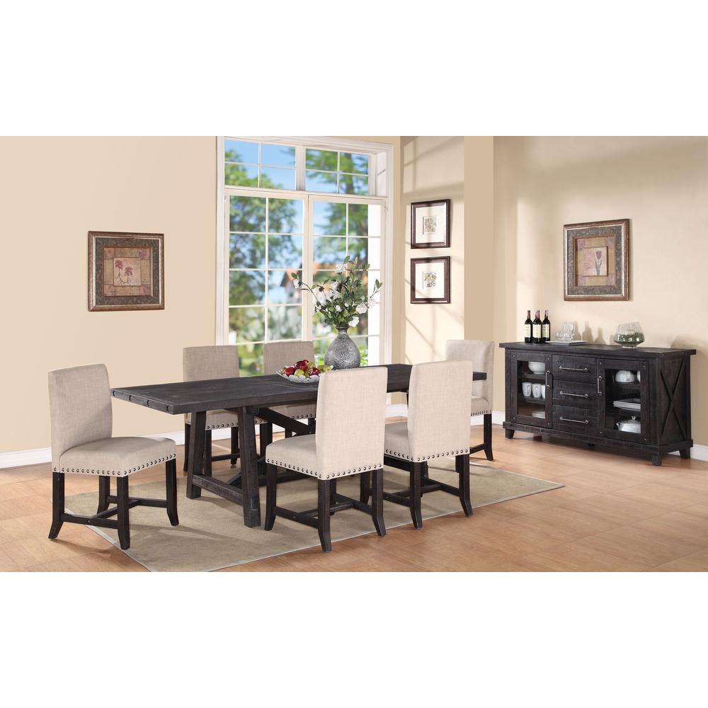 Yosemite Solid Wood Rectangular Extension Table. Picture 9