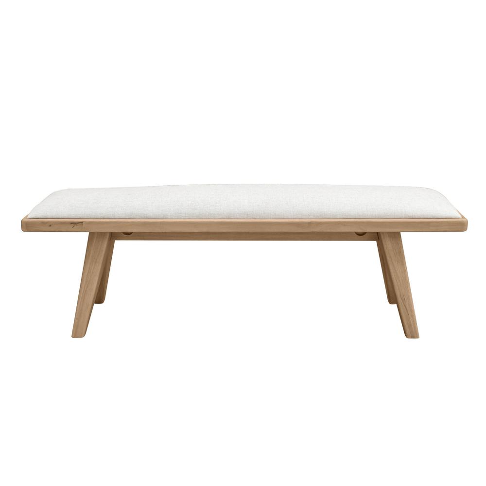 Sumire Upholstered Bench in Ginger. Picture 1