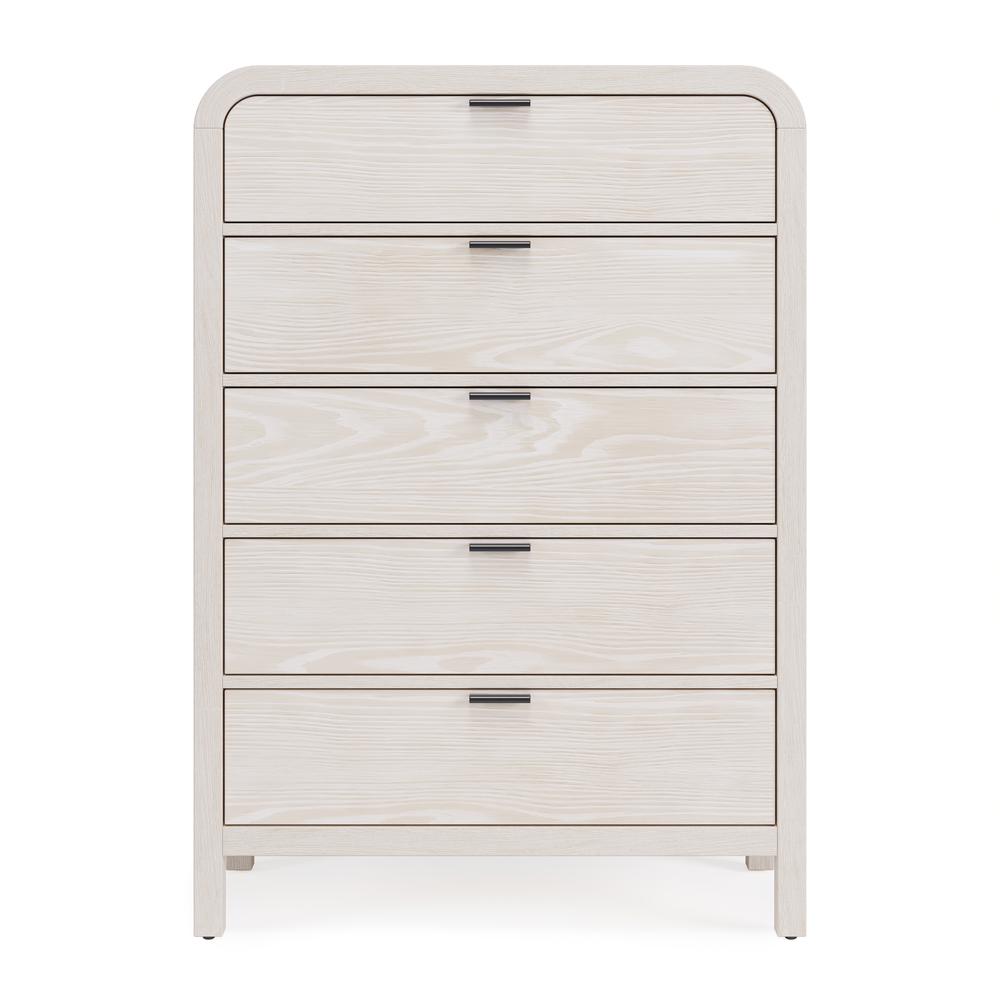Drake Five Drawer Chest in Sugar. Picture 2