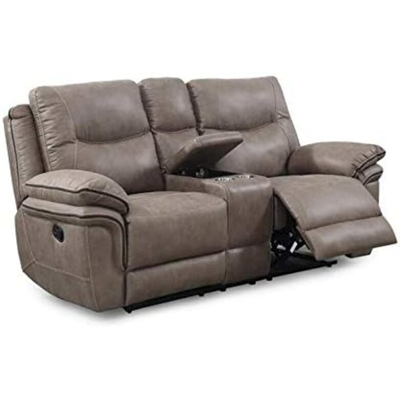 Sofa and Loveseat Set - Grey,. Picture 2