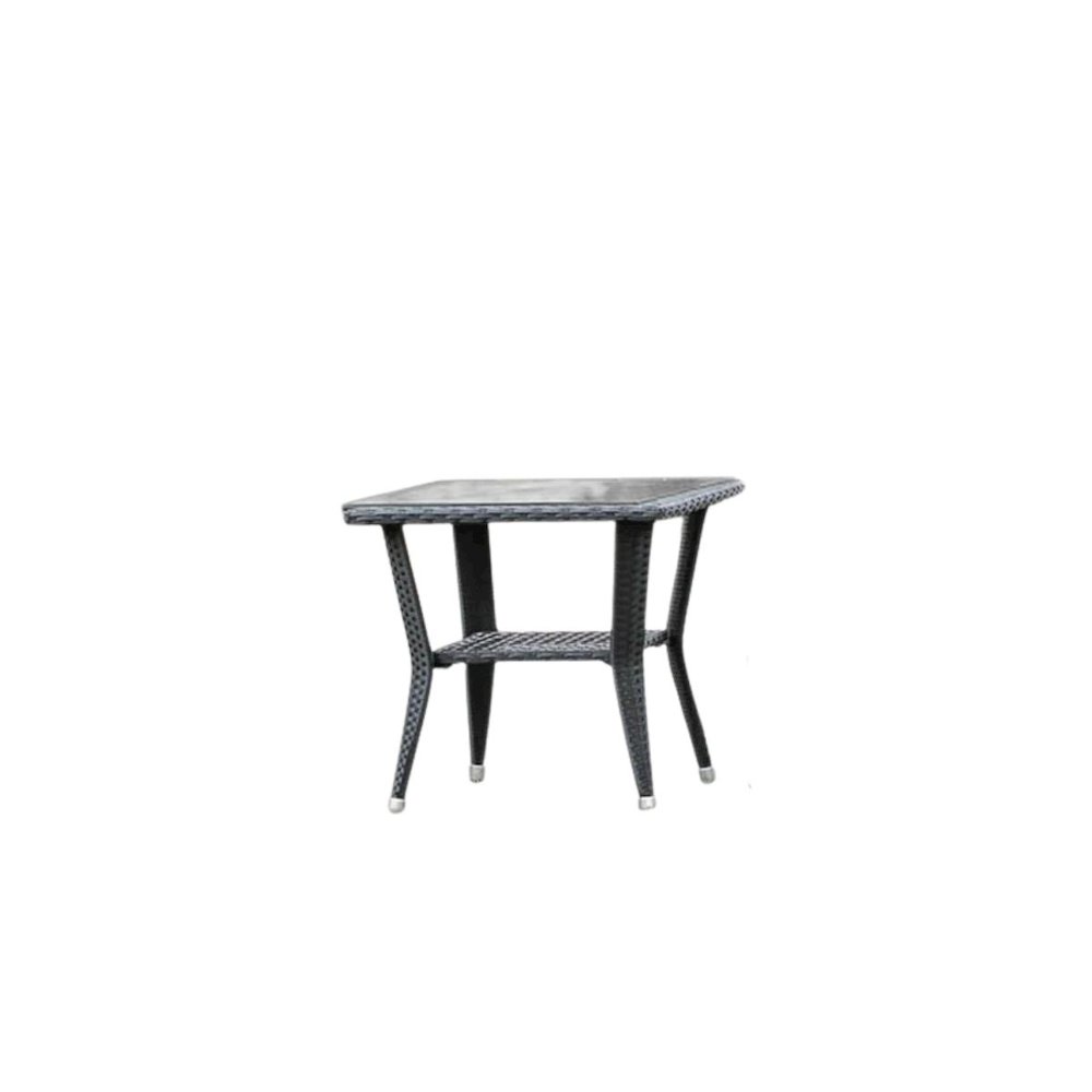 Wicker Patio Set Black, DTL3C01B. Picture 3