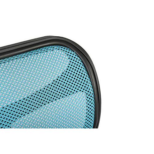 Small Swivel Office Computer Chair For Teens, Blue. Picture 3