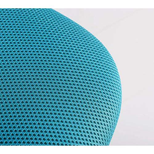Small Swivel Office Computer Chair For Teens, Blue. Picture 4