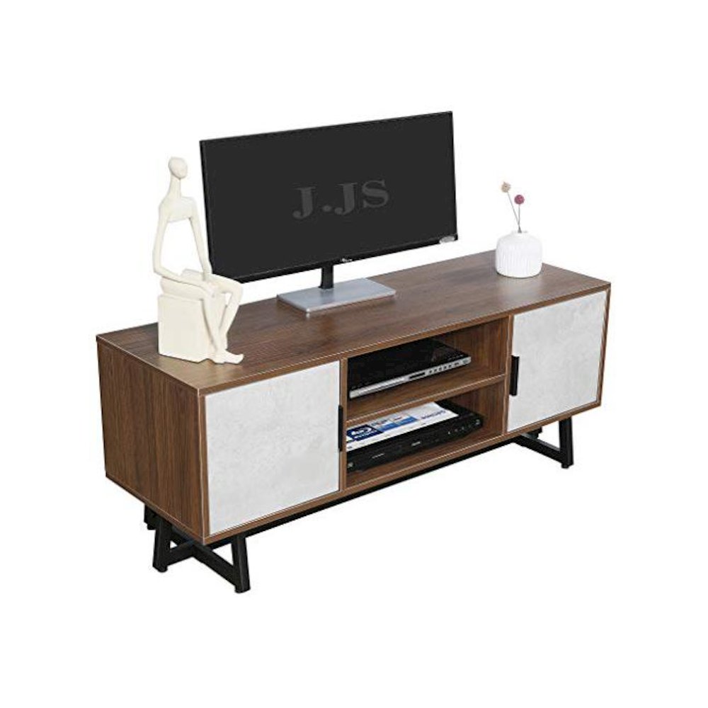 Media Tv Stand For 55" Tv, Geroge Walnut. Picture 1