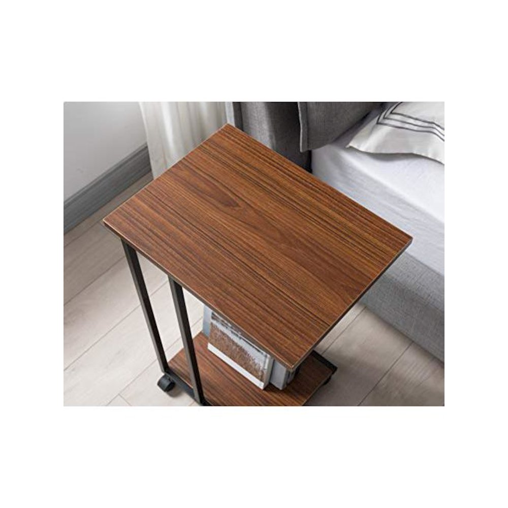 Side End C Table For Sofa, Walnut. Picture 5