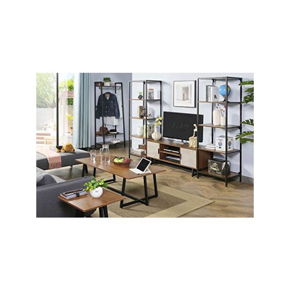 Media Tv Stand For 55" Tv, Geroge Walnut. Picture 2