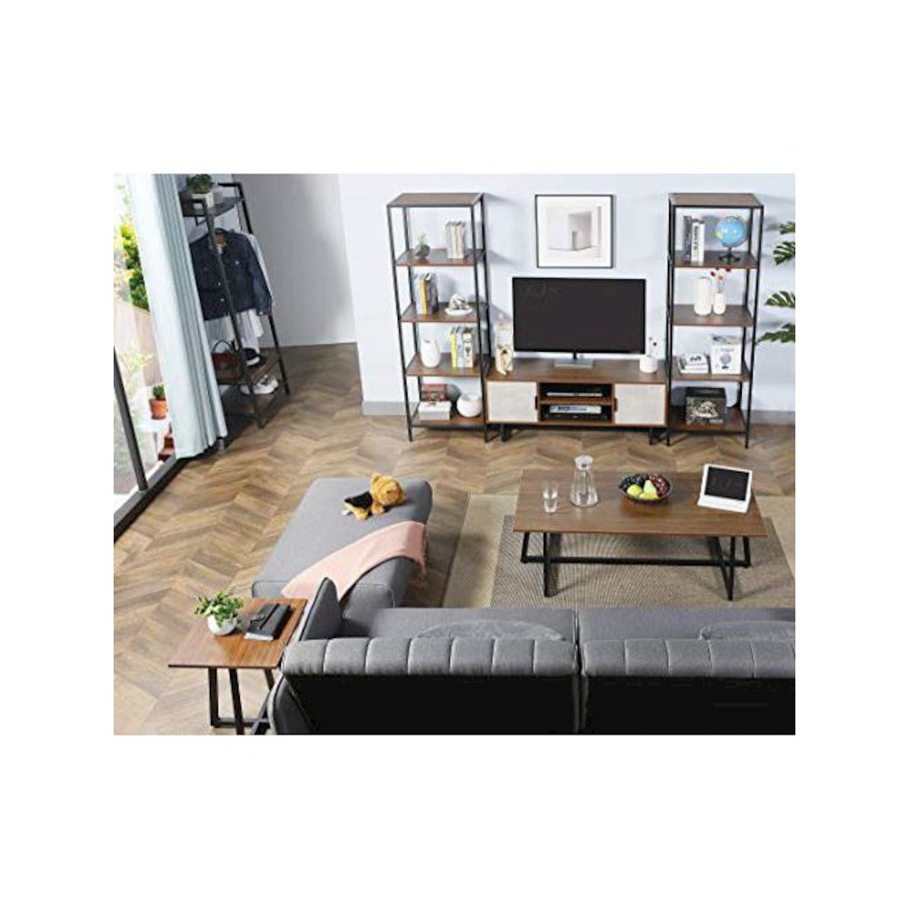 Media Tv Stand For 55" Tv, Geroge Walnut. Picture 3