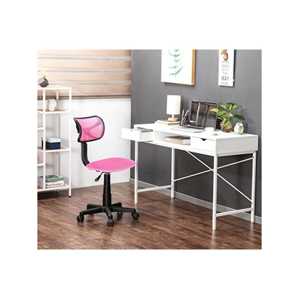 Contemporary Home Office Large Computer Laptop Workstation With Storage. Picture 3