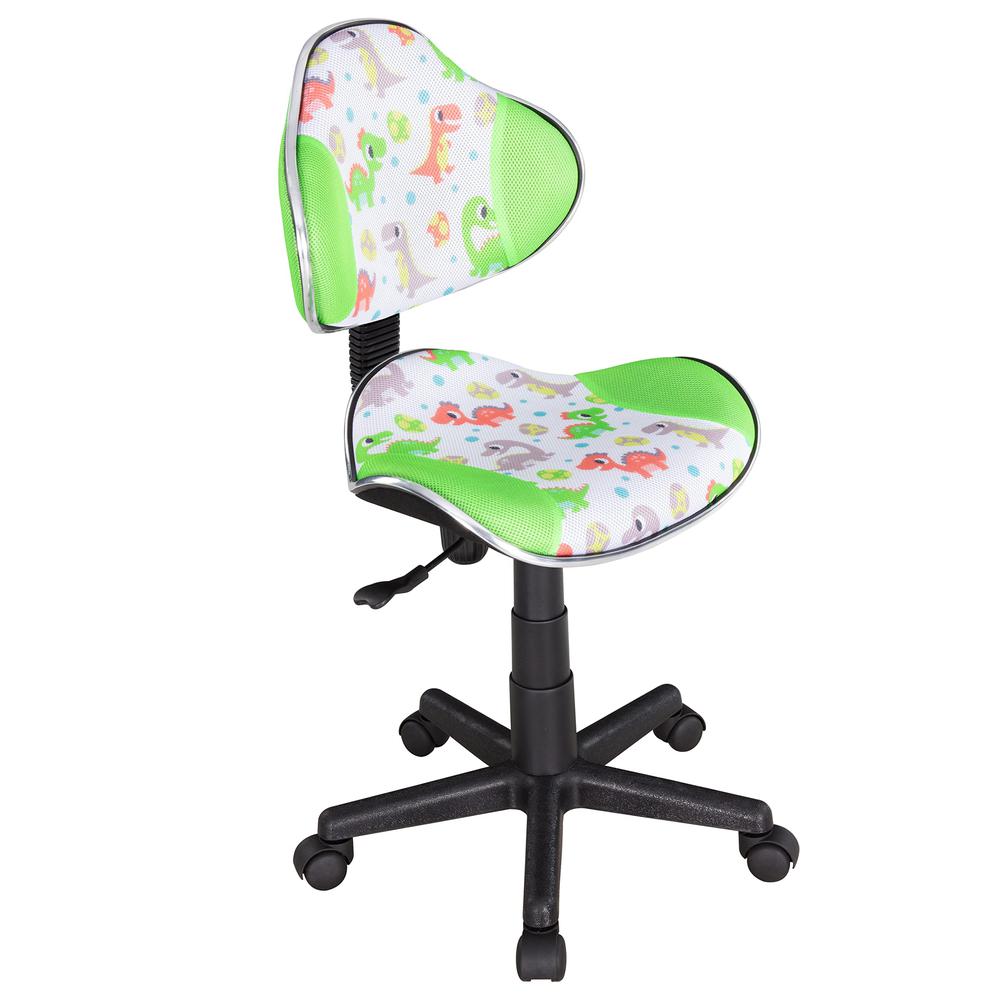 Home Office Low Back Computer Executive Chair, Green. Picture 1