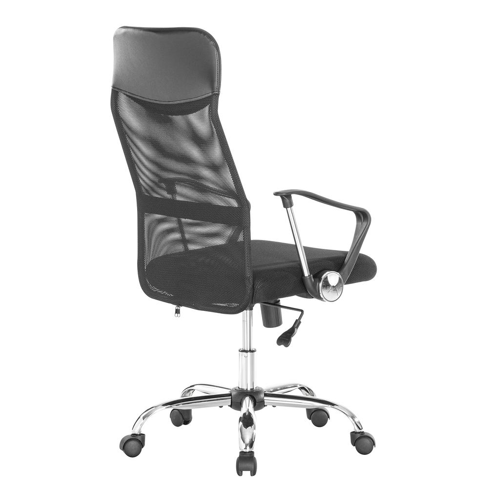 Office Chair High Back Swivel Lumbar Support Mesh Desk Chair, Black. Picture 7