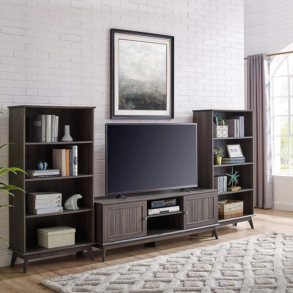 Newport Series Modern Tv Media Console Stand Entertainment Center With Two Doors. Picture 2