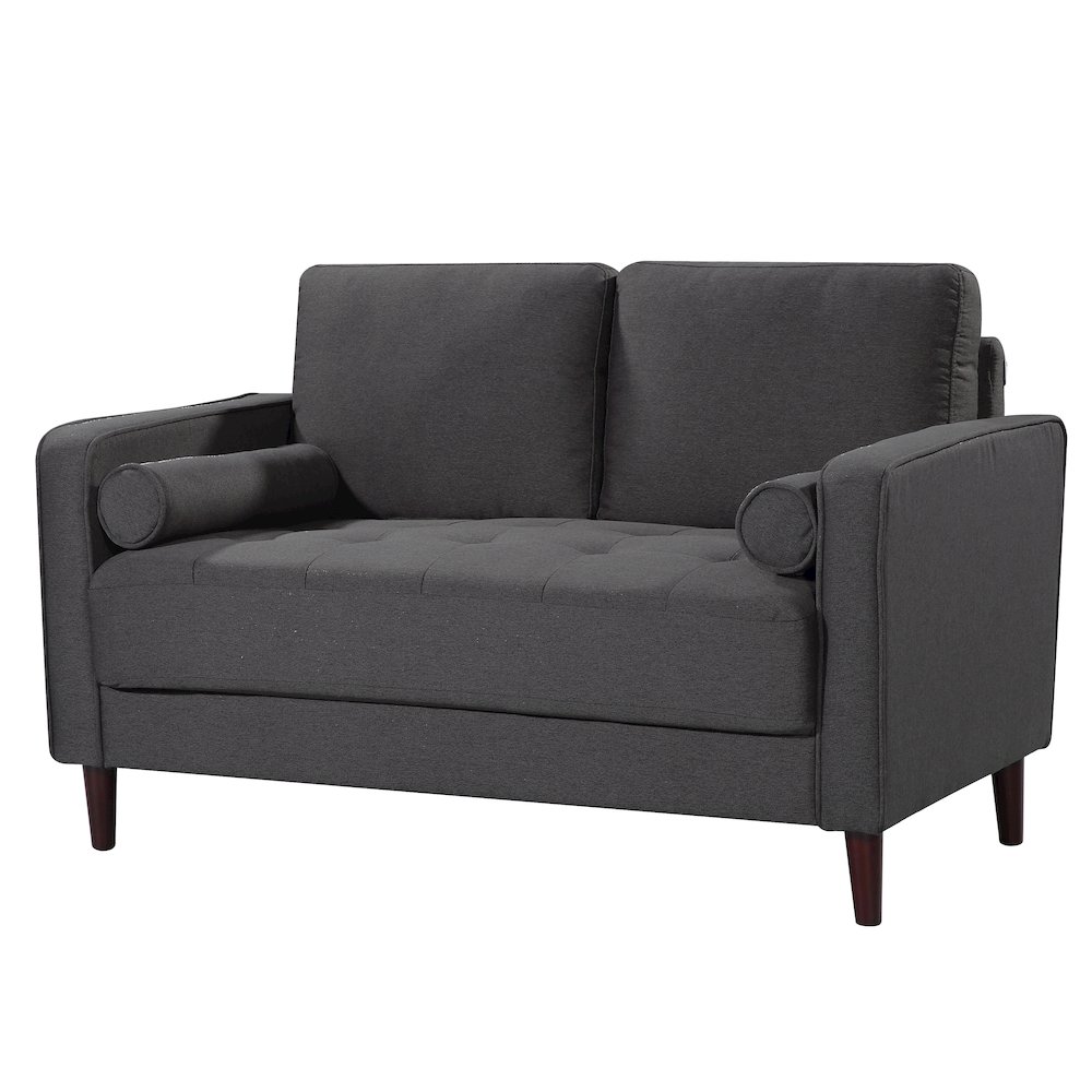 Langford Loveseat Heather Grey. Picture 1