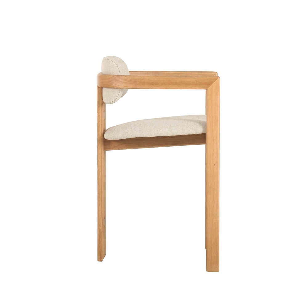 Monterrey Counter Stool - Cream Tweed. Picture 6
