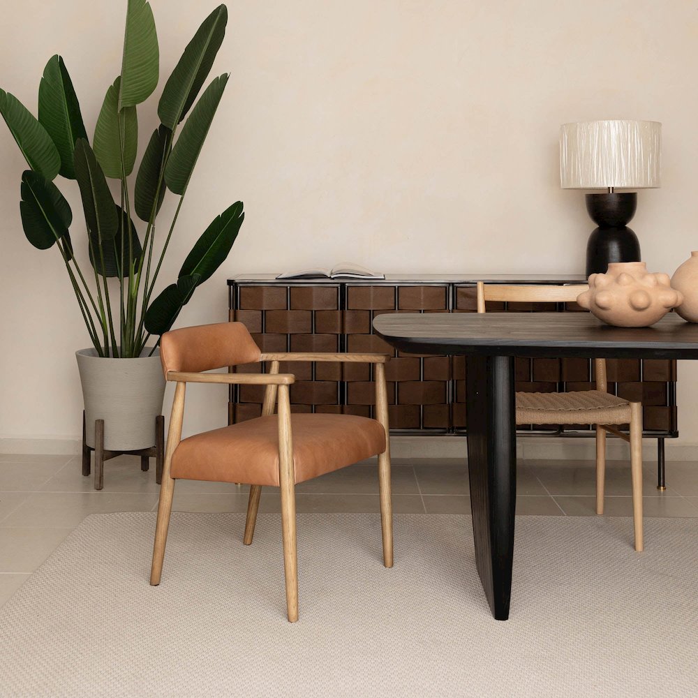 Artemis Dining Chair - Hunter Tan. Picture 2