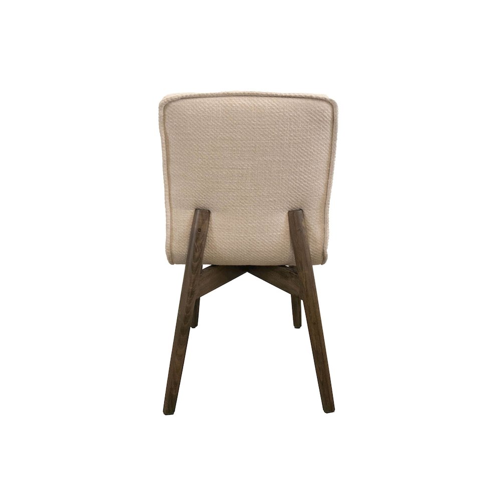 Franklyn Dining Chair - Crosshatch Pebble Cream. Picture 5