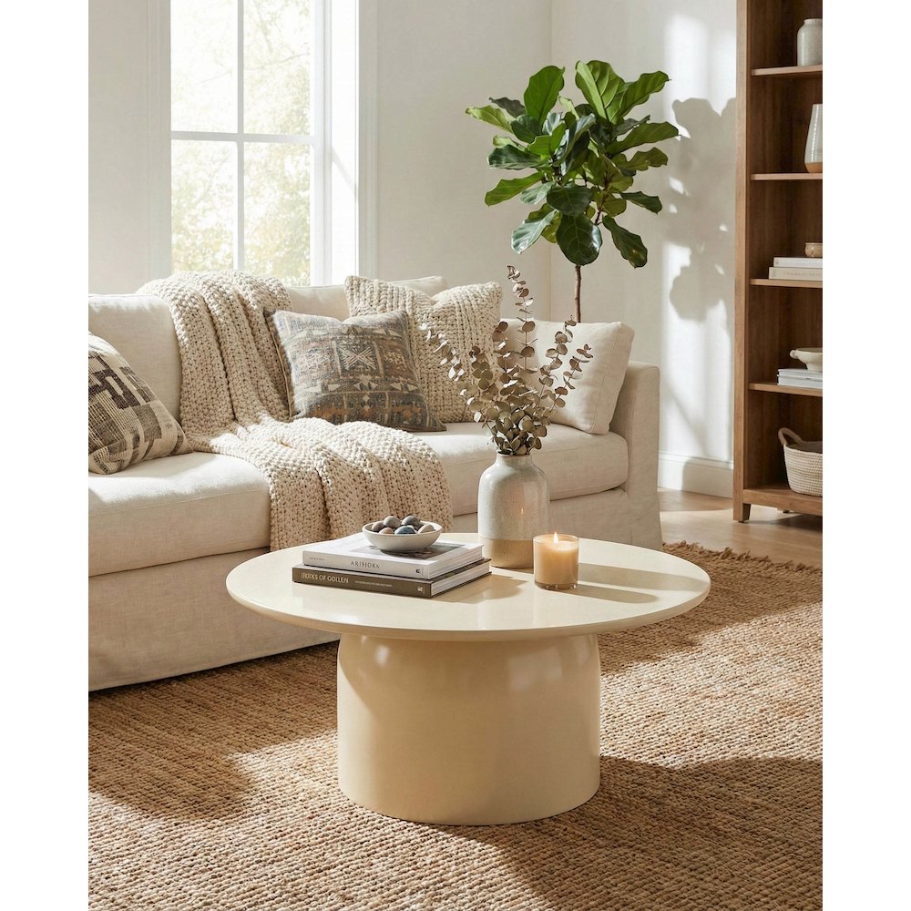 Vision Coffee Table - Ivory. Picture 10
